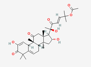Two-dimensional chemical structure of Cucurbitacin E