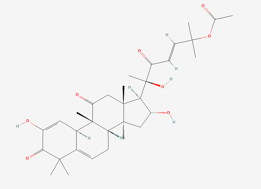 Two-dimensional chemical structure of Cucurbitacin E