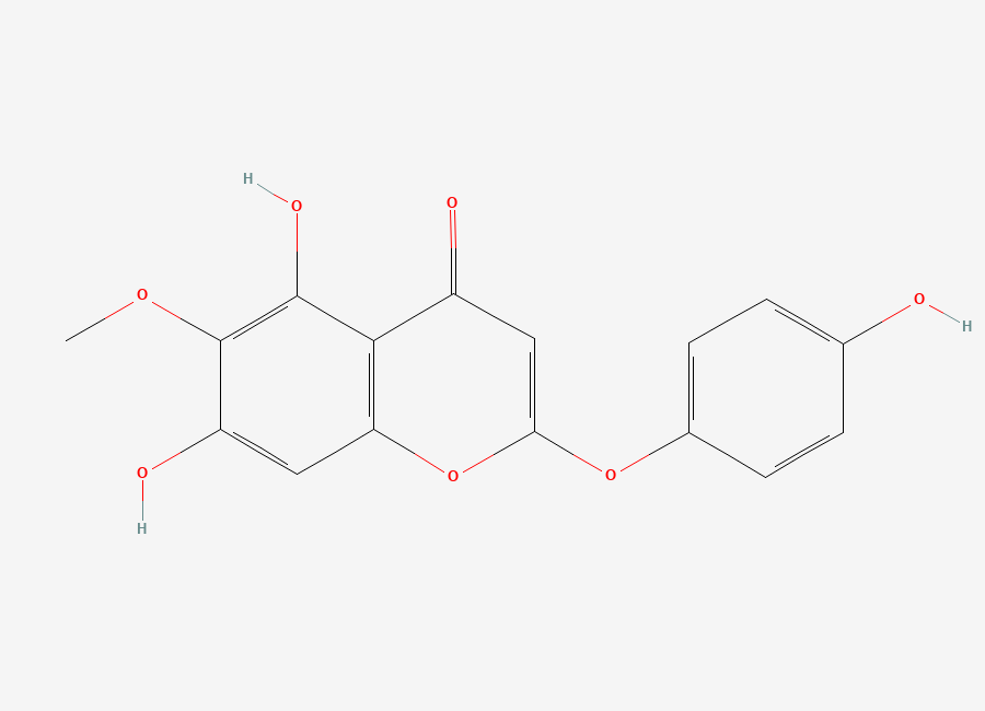 Two-dimensional chemical structure of Capillarisin