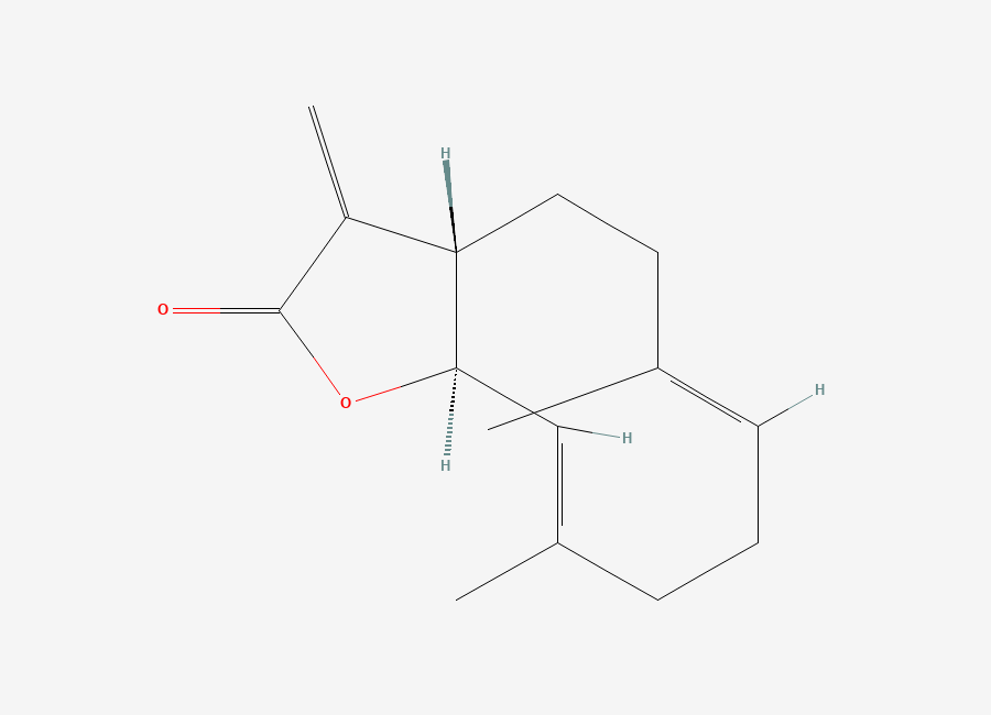 Two-dimensional chemical structure of Costunolide