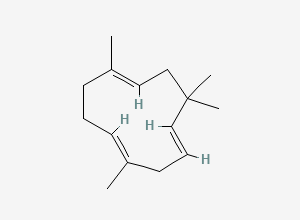 Two-dimensional chemical structure of Eugenol EP Impurity B/ α-Humulene/ α-Caryophyllene (Free Base), CAS 6753-98-6