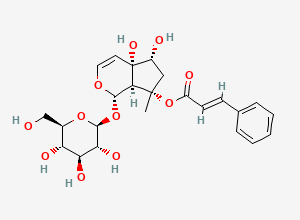 Two-dimensional chemical structure of Harpagoside, CAS 19210-12-9