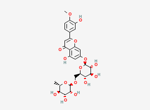 Two-dimensional chemical structure of Diosmin, CAS 520-27-4