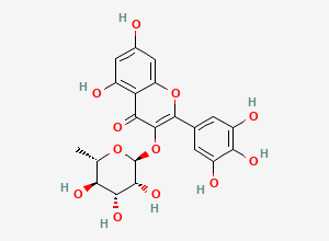 Two-dimensional chemical structure of Myricitrin
