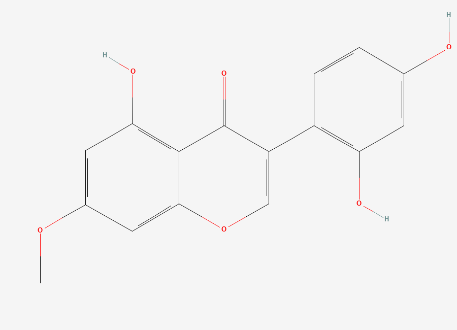 Two-dimensional chemical structure of Cajanin