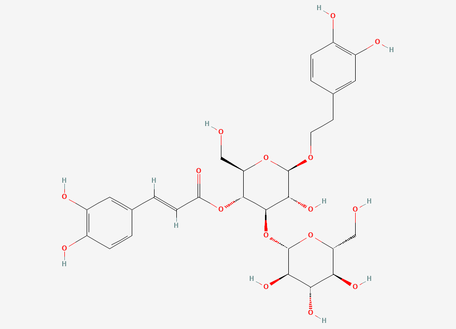 Two-dimensional chemical structure of Plantamajoside