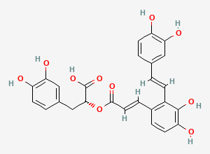 Two-dimensional chemical structure of Salvianolic acid