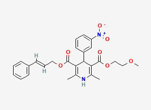 Two-dimensional chemical structure of Cilnidipine