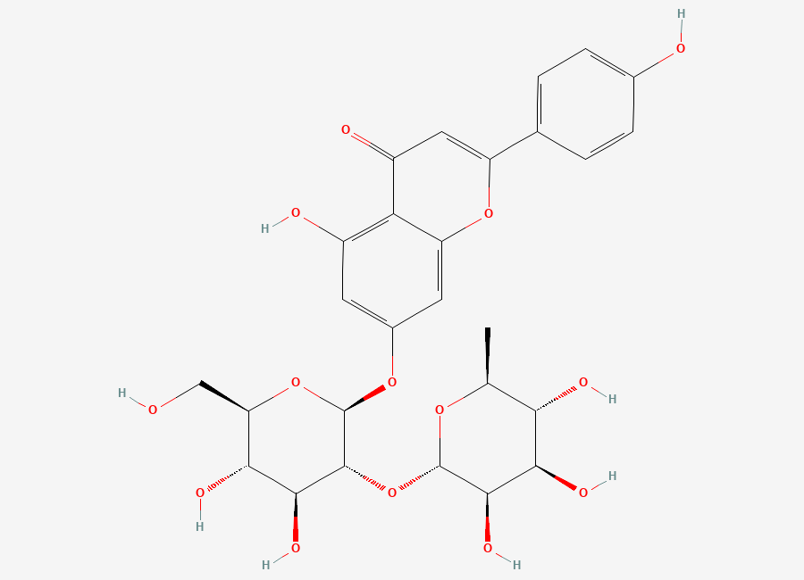 Two-dimensional chemical structure of Rhoifolin