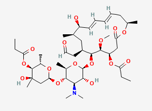 Two-dimensional chemical structure of Midecamycin