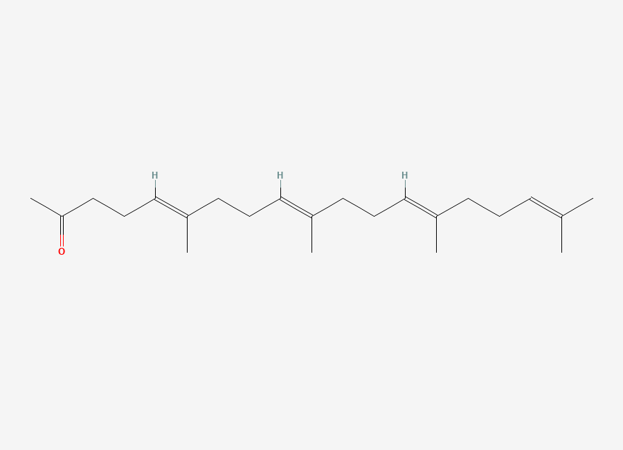 Two-dimensional chemical structure of Teprenone
