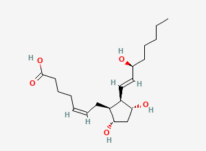 Two-dimensional chemical structure of 8-Epi-prostaglandin F2alpha