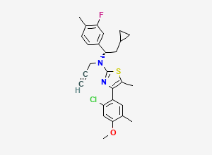 Two-dimensional chemical structure of Crinecerfont, CAS 752253-39-7