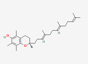 Two-dimensional chemical structure of Alpha-Tocotrienol