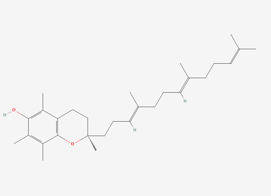 Two-dimensional chemical structure of Alpha-Tocotrienol