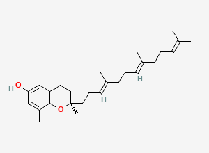 Two-dimensional chemical structure of Delta-Tocotrienol