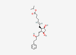 Two-dimensional chemical structure of Latanoprost Related Compound A / 5,6-trans-Latanoprost/ Trans-Latanoprost / Latanoprost EP Impurity F, CAS 913258-34-1