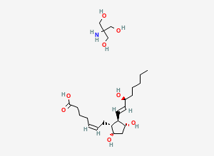 Two-dimensional chemical structure of Dinoprost Tromethamine, CAS 38562-01-5