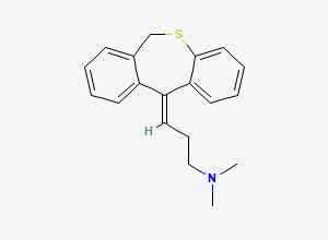 Two-dimensional chemical structure of Dosulepin EP Impurity E, CAS 25627-38-7