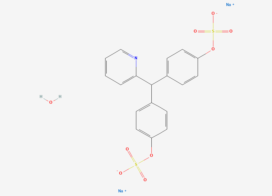 Two-dimensional chemical structure of Sodium picosulfate monohydrate