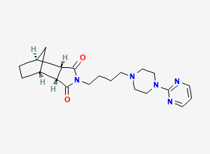 Two-dimensional chemical structure of Tandospirone Impurity 1