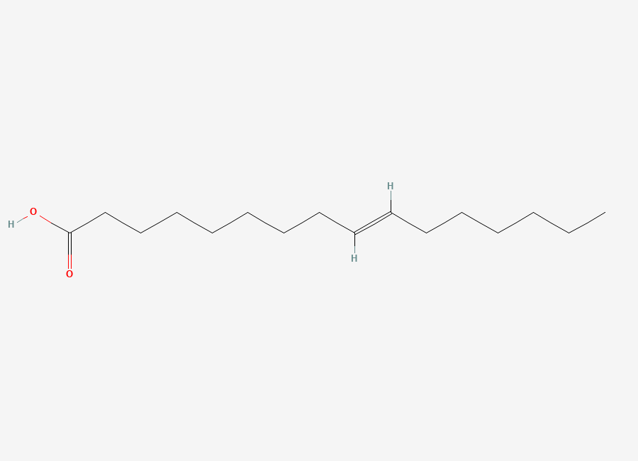 Two-dimensional chemical structure of Palmitelaidic acid