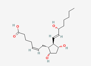 Two-dimensional chemical structure of 15-Epiprostaglandin F2alpha