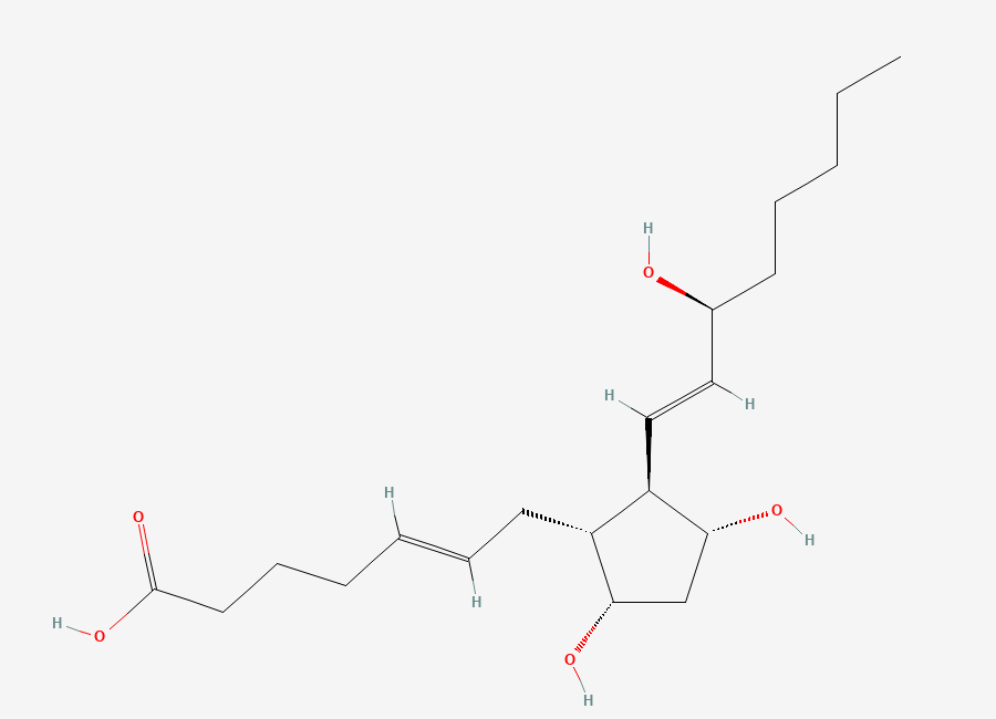 Two-dimensional chemical structure of 5-trans-PGF2alpha