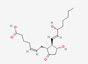 Two-dimensional chemical structure of Dinoprostone EP Impurity A (Free Base), CAS 38873-82-4
