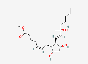 Two-dimensional chemical structure of Carboprost Methyl