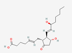 Two-dimensional chemical structure of Dinoprostone EP Impurity C (Free Base), CAS 36150-00-2