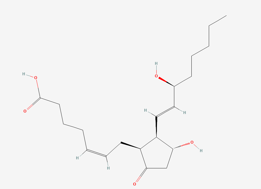 Two-dimensional chemical structure of Dinoprostone EP Impurity B (Free Base), CAS 27415-25-4