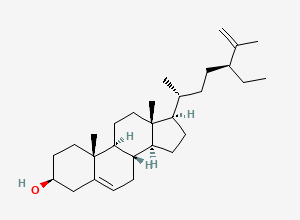 Two-dimensional chemical structure of Clerosterol, CAS 2364-23-0