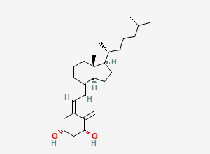Two-dimensional chemical structure of Alfacalcidol EP Impurity B / 1β-calcidol, CAS 63181-13-5