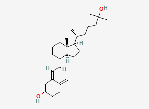 Two-dimensional chemical structure of 25-Hydroxyvitamin D3