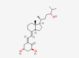 Two-dimensional chemical structure of Tacalcitol, CAS 57333-96-7