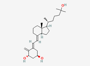 Two-dimensional chemical structure of (5E)-1alpha,25-dihydroxyvitamin D3 / (5E)-1alpha,25-dihydroxycholecalciferol