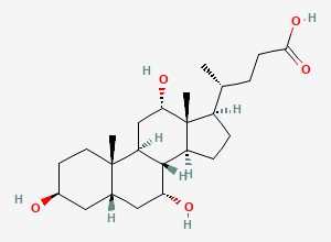 Two-dimensional chemical structure of Isocholic acid