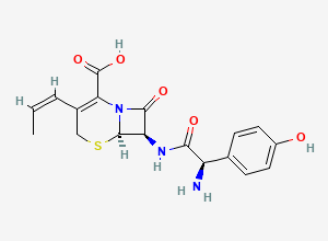 Two-dimensional chemical structure of Cefprozil (Z) Isomer, CAS 121412-77-9