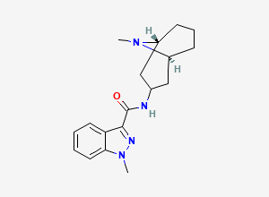 Two-dimensional chemical structure of Granisetron EP Impurity F / Exo-Granisetron, CAS 1364914-39-5