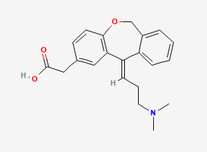 Two-dimensional chemical structure of Olopatadine E-Isomer/ (E)-Olopatadine, CAS 113806-06-7