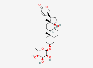 Two-dimensional chemical structure of Proscillaridin