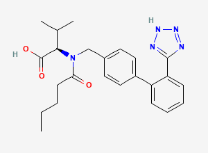 Two-dimensional chemical structure of Valsartan, D-