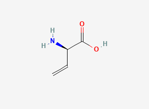 Two-dimensional chemical structure of 2-Ammoniobut-3-Enoate, 2-Amino-3-Butenoate