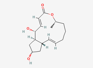 Two-dimensional chemical structure of Brefeldin A