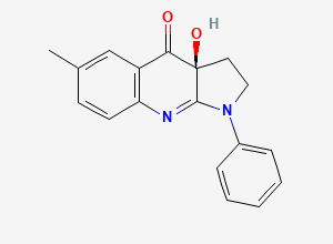 Two-dimensional chemical structure of (S)-blebbistatin