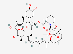 Two-dimensional chemical structure of C49-Methyl rapamycin