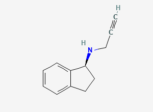 Two-dimensional chemical structure of S-Isomer of Rasagiline(Free Base), CAS 185517-74-2