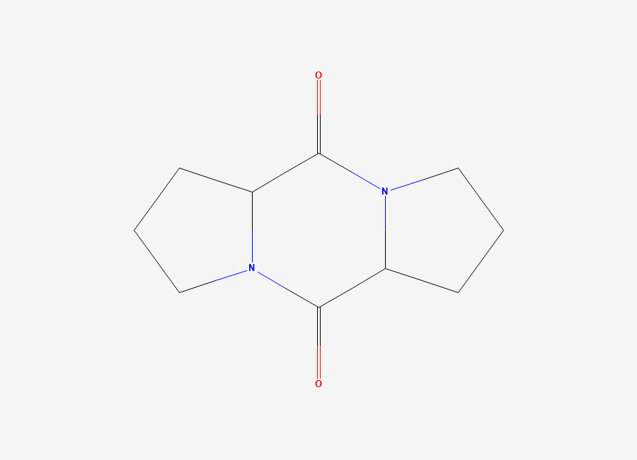 Two-dimensional chemical structure of Vildagliptin Dipyrrolidine Impurity, CAS 6708-06-1