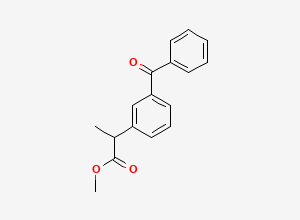 Two-dimensional chemical structure of Ketoprofen Methyl Ester, CAS 47087-07-0